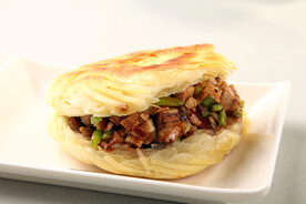 烧饼 肉夹馍 饼夹菜 饼夹肉