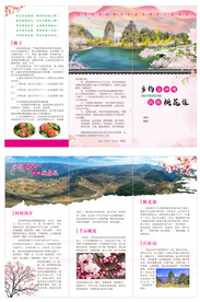 桃花节折页