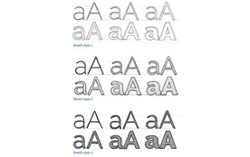 字体样机