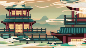城市国潮海报