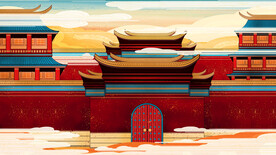 城市国潮海报