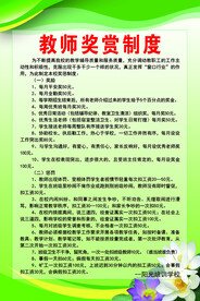 教师奖赏制度