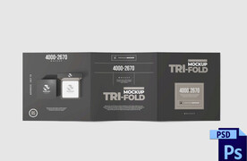 传单广告折页样机