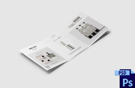 传单广告折页样机