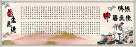 养生之道 展板图片