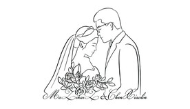 婚礼人头像LOGO