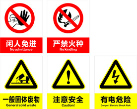 警示牌