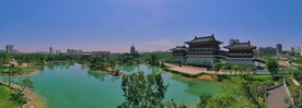 九州池全景图