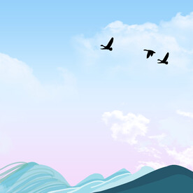 简洁卡通背景