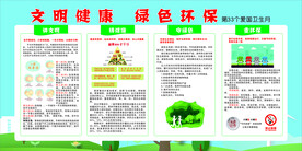 展板 文明健康