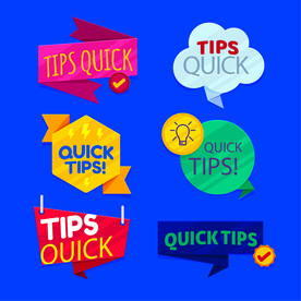 彩色小贴士设计