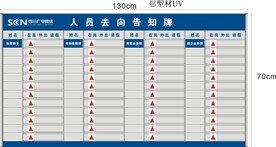 铝型材去向栏模板