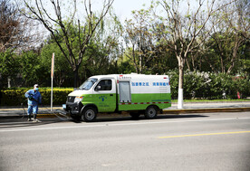 环卫工人 环卫车