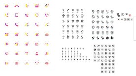  电话标志 矢量LOGO 图标