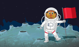 卡通宇宙太空图片