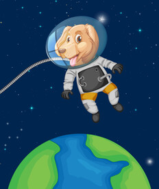 卡通宇宙太空图片