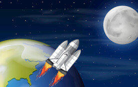 卡通宇宙太空图片