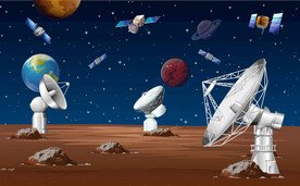 卡通宇宙太空图片