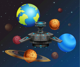 星球太空航天周边图片