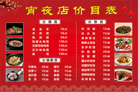 价目表