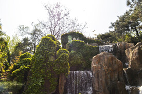山水风景小瀑布