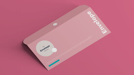 信封封套样机效果图