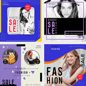 简约服装时尚海报图片