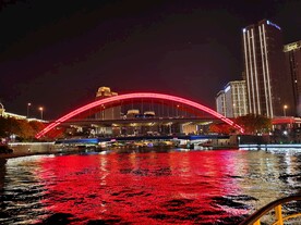 天津海河夜景