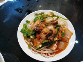 拉条子扯面 干拌面 棍棍面 