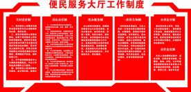 便民服务大厅工作制度
