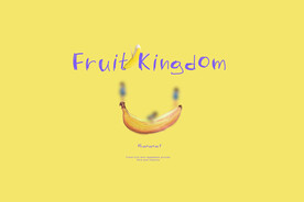 儿童创意趣味卡通水果影楼后期