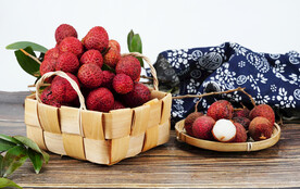 美味荔枝摄影图