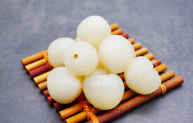 荔枝果肉摄影图