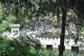 北海公园濠濮间景观俯瞰