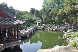 北海公园濠濮间俯视
