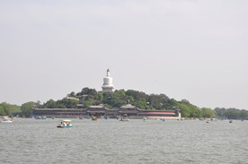 北京北海公园湖光山色