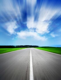 道路天空