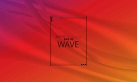 抽象彩色元素渐变时尚海报图片