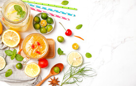 夏季柠檬柚子茶