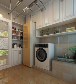 阳台洗衣机吊柜