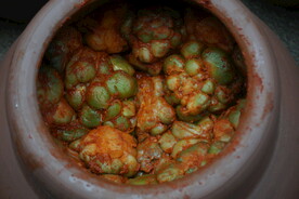 风脱水窖藏榨菜