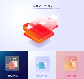 立体网络科技图标