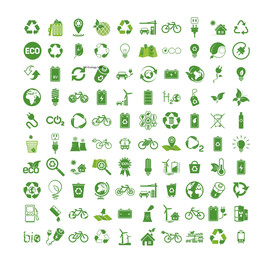100个超实用的环保图标