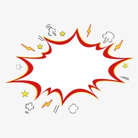 卡通电商标爆炸签