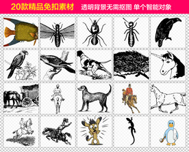 动物免抠素材