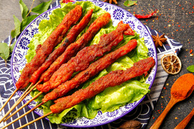 烧烤肉串串美食