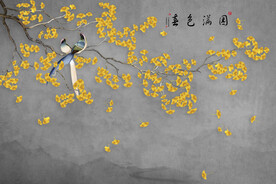 装饰画 花鸟画 新中式 山水 