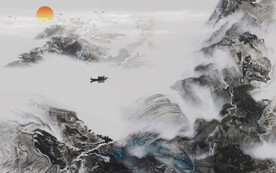 装饰画 花鸟画 新中式 山水 