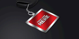 金属牌子logo样机