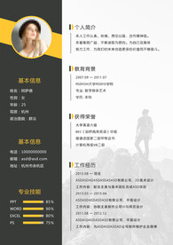 小清新个人简历模板